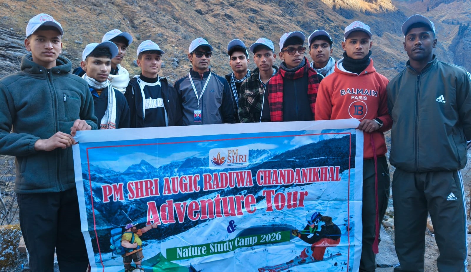 जीआईसी रडुवा के छात्रों के स्टडी कैंप का समापन