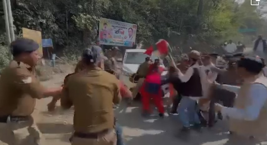 विधायकों का काफिला रोकने पर उक्रांद कार्यकर्ता गिरफ्तार