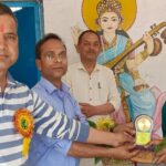 बोर्ड परीक्षा में बेहतर त्र प्रदर्शन पर छात्राएं सम्मानित