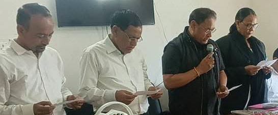 बार एसोसिएशन के नवनिर्वाचित पदाधिकारियों ने ली शपथ