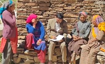 हिमाच्छादित गांवों में जनगणना कार्यो ने पकड़ी रफ्तार